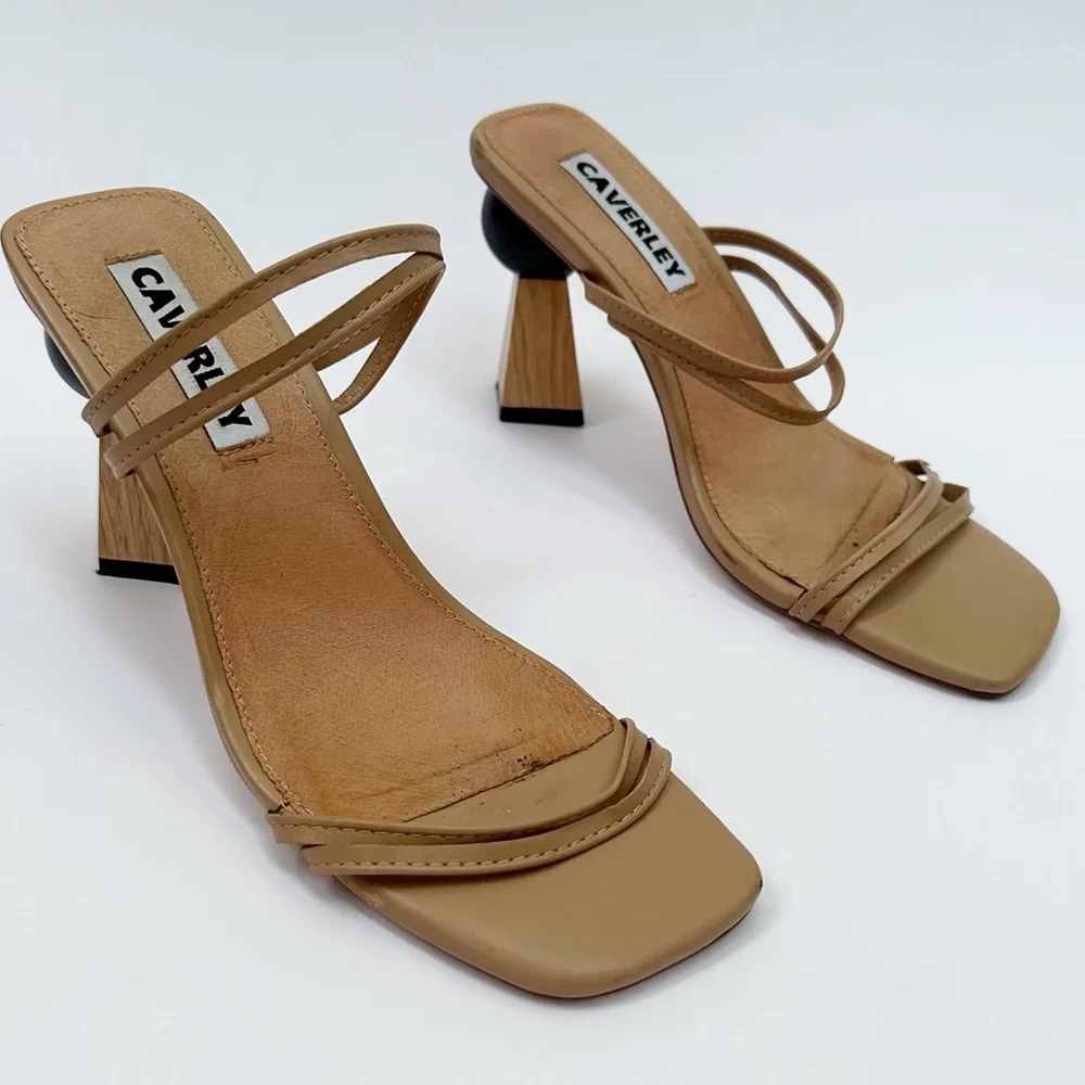 Caverley Trish Mule in Tan - Picture 3 of 11